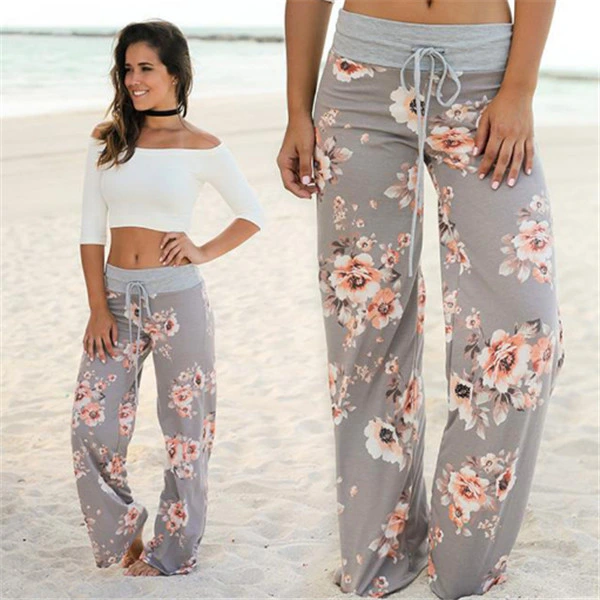 Beautiful and Fancy Printed Women′s Long Pants/Trousers