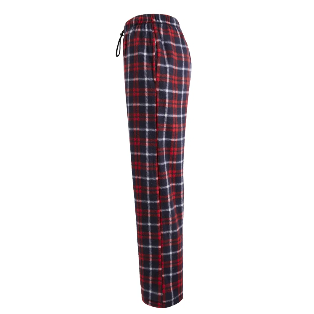 Night Pants Wholesale Plaid Long Soft Fabric Men Sleep Pants