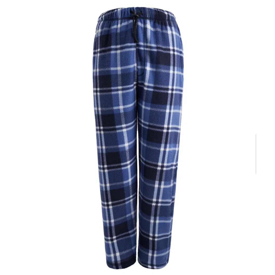 Night Pants Wholesale Plaid Long Soft Fabric Men Sleep Pants