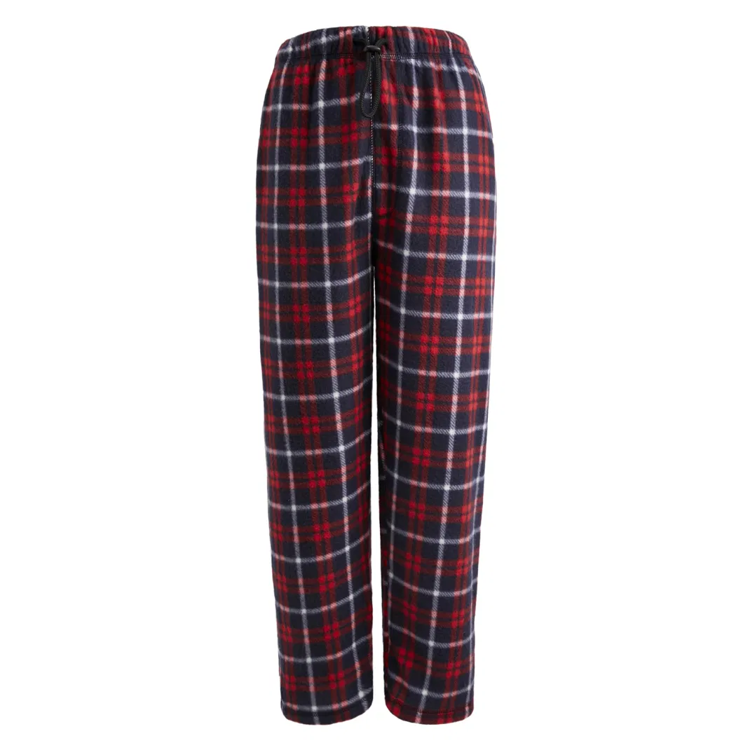 Night Pants Wholesale Plaid Long Soft Fabric Men Sleep Pants