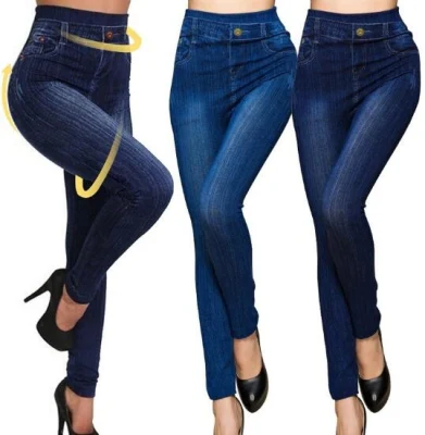 Gli ultimi leggings jeans aderenti sottili estivi in ​​vendita calda (17007)